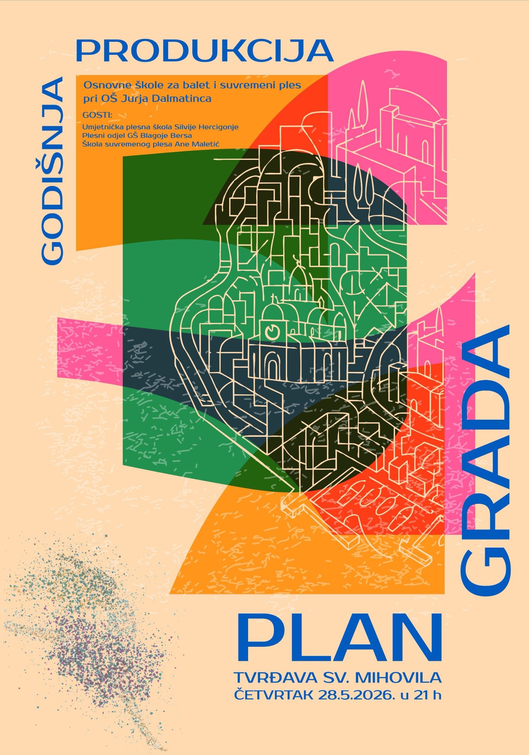 Godišnja plesna produkcija „Plan grada“ na Tvrđavi sv. Mihovila